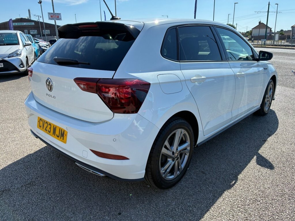 Volkswagen Polo 1L R-line CV23WJM White #3