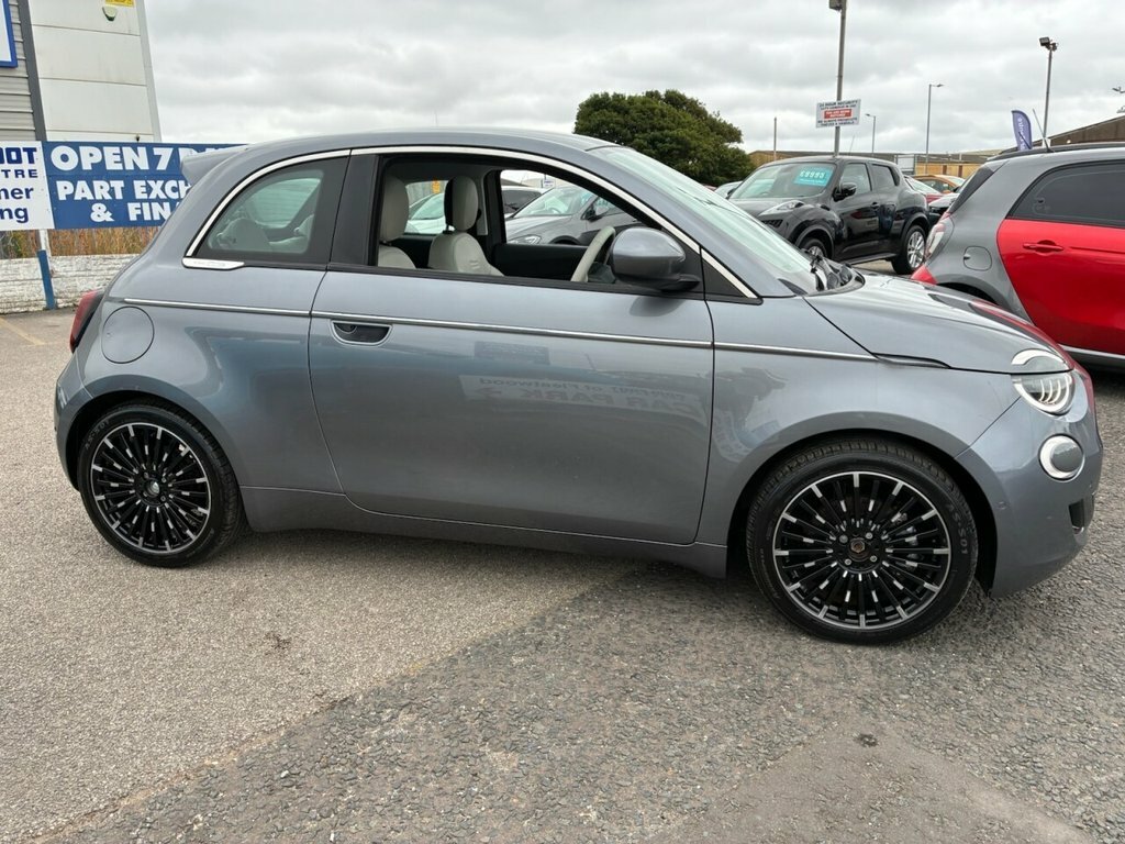 Fiat 500E Hatchback Grey #6