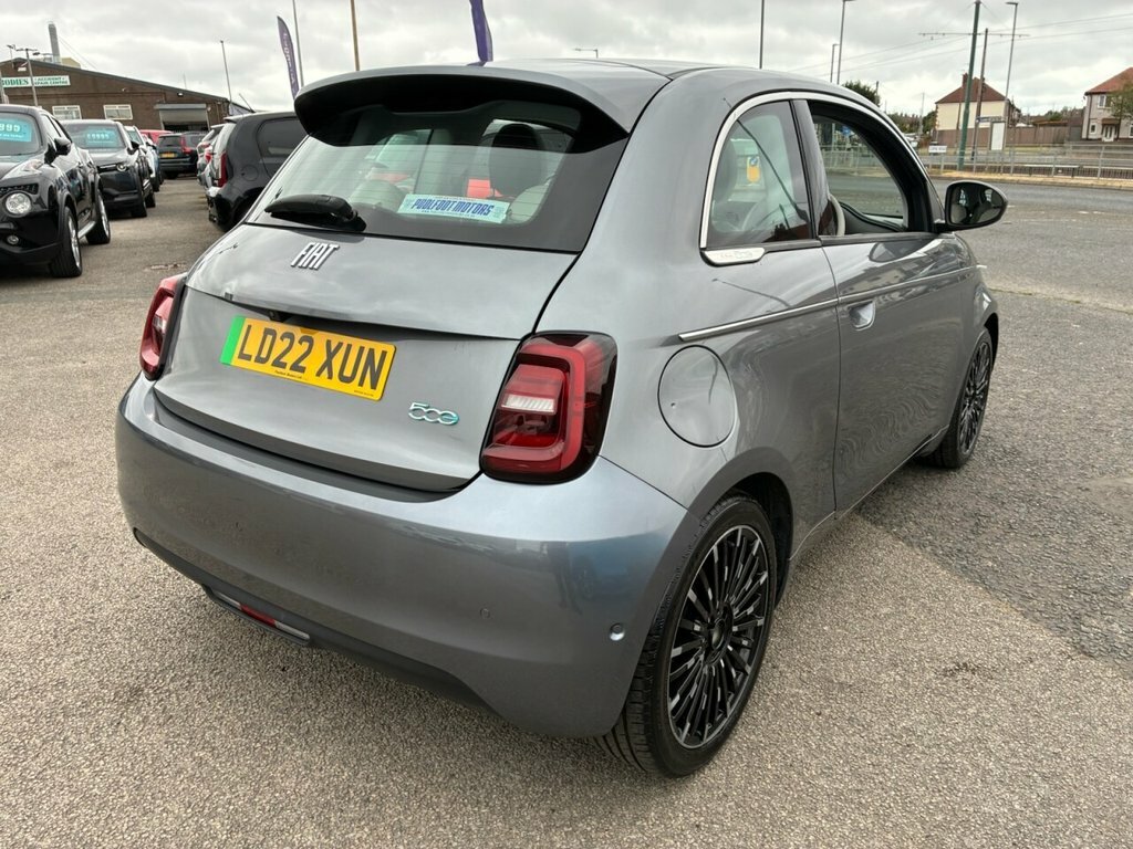 Fiat 500E Hatchback Grey #4