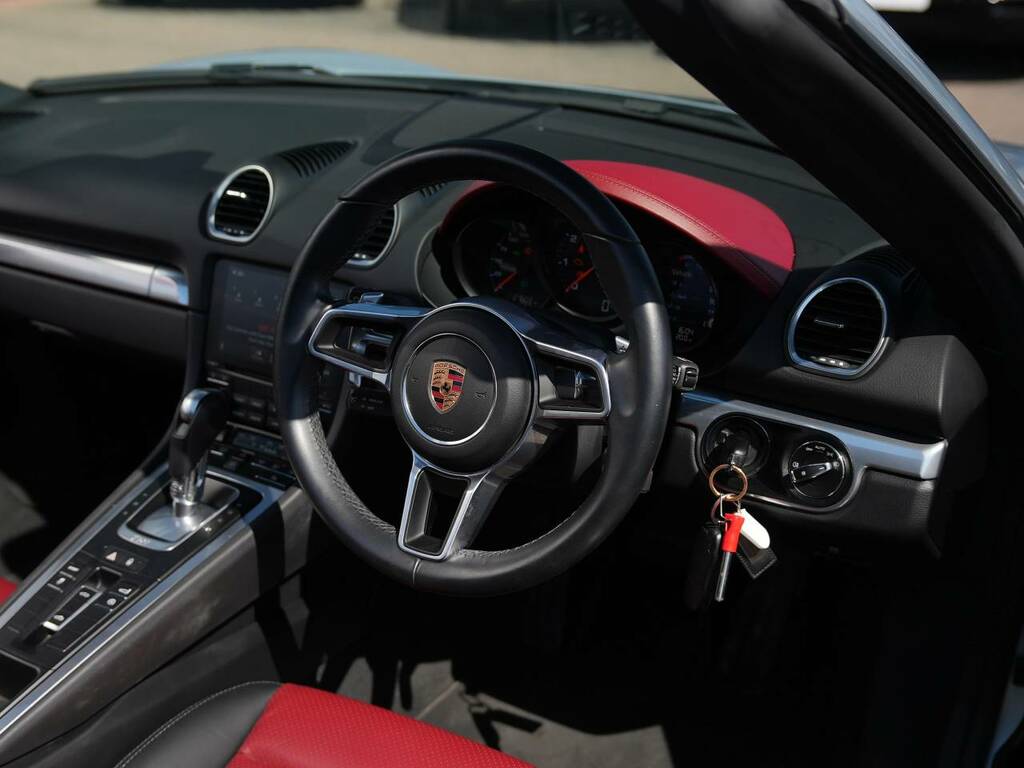 Porsche 718 Boxster Convertible Silver #4
