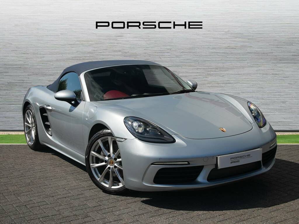 Porsche 718 Boxster Convertible Silver #2