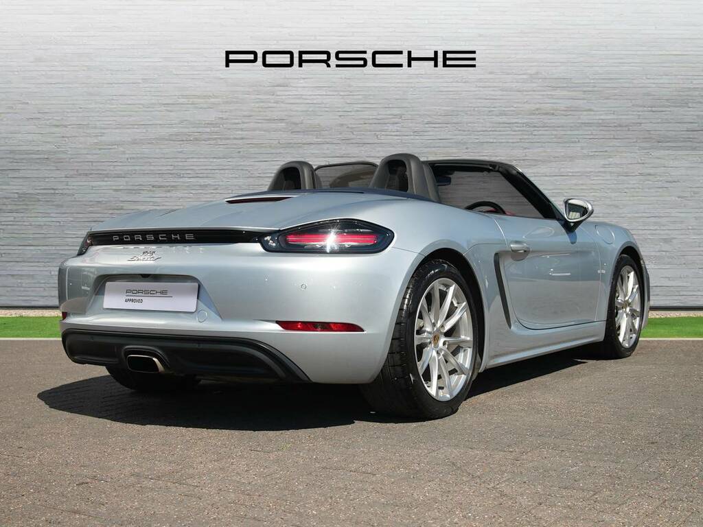 Porsche 718 Boxster Convertible Silver #3