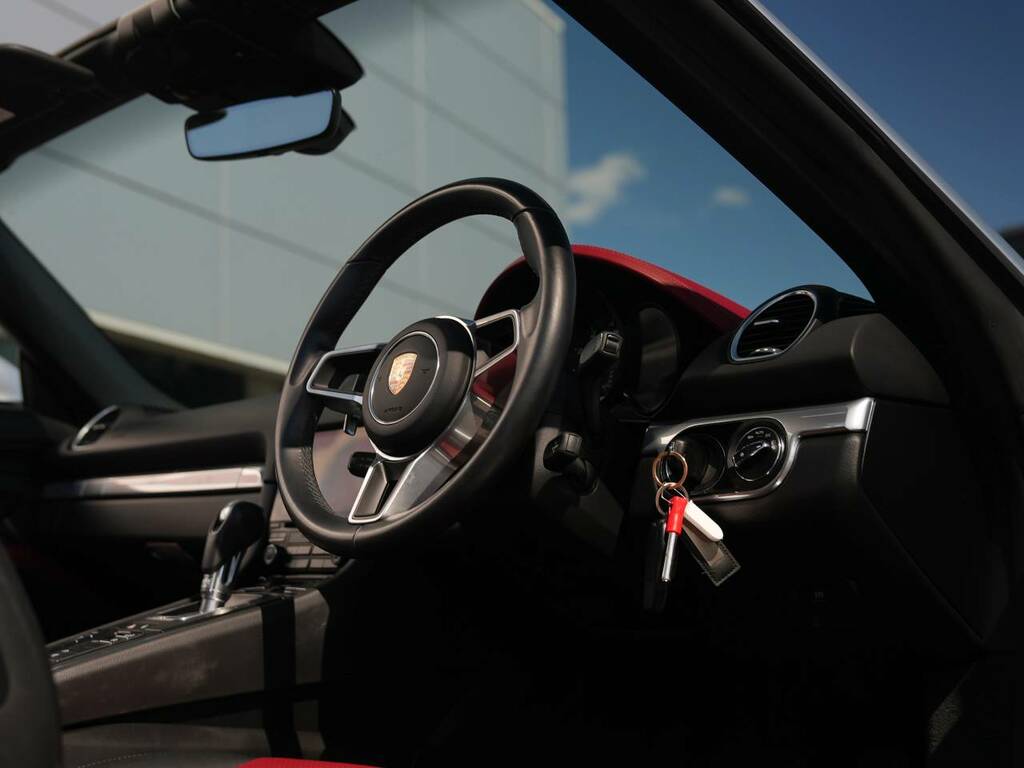 Porsche 718 Boxster Convertible Silver #5