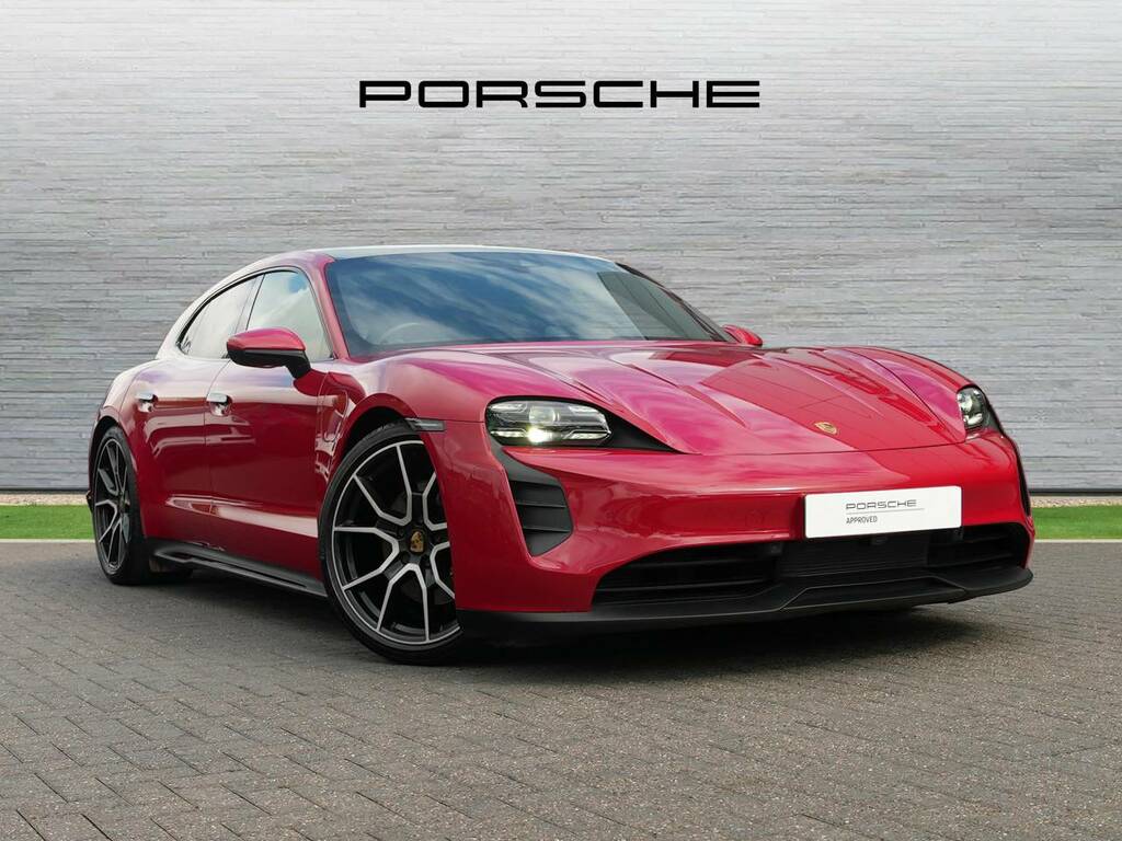 Porsche Taycan 4S Sport Turismo My23 Red