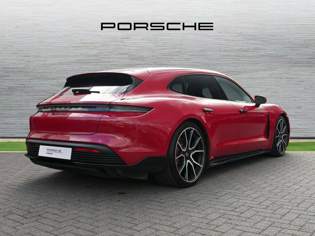 Porsche Taycan 4S Sport Turismo My23 Red #2