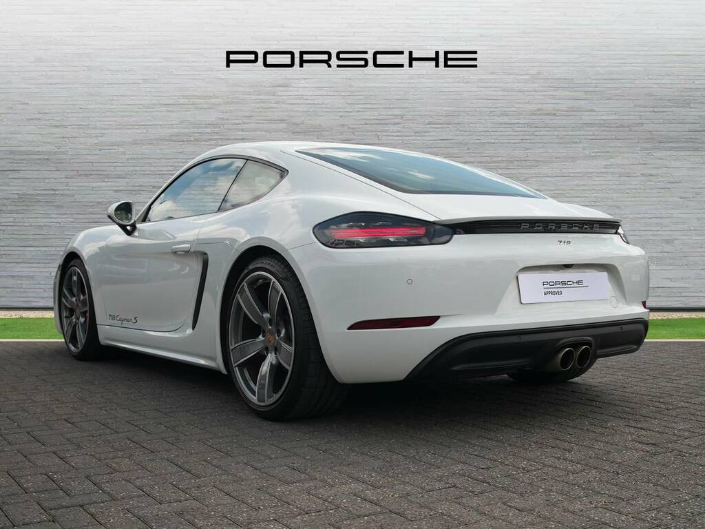Porsche 718 Cayman S White #2
