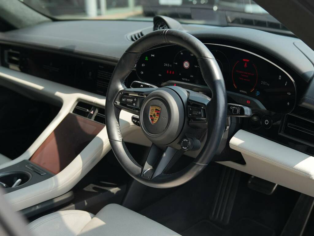 Porsche Taycan Turbo Black #4