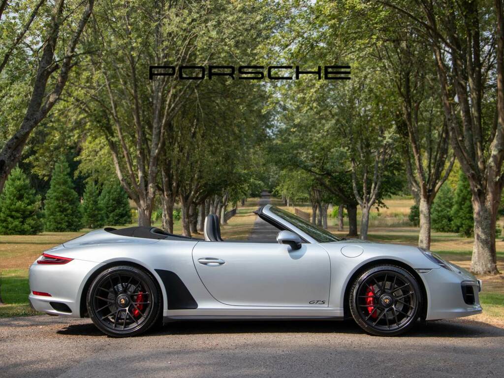 Porsche 911 Carrera Gts Cabriolet Silver #2