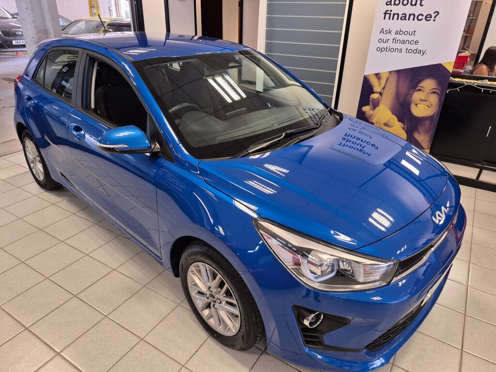 Kia RIO 1.2 2 Hatchback Euro 6 Ss 83 HT23CCX Blue #6