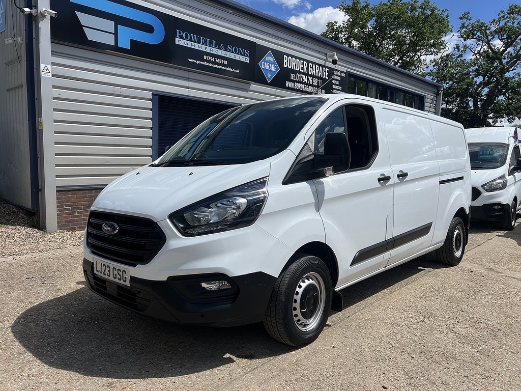 Ford Transit Custom 300 Ecoblue Leader LJ23GSG White #2
