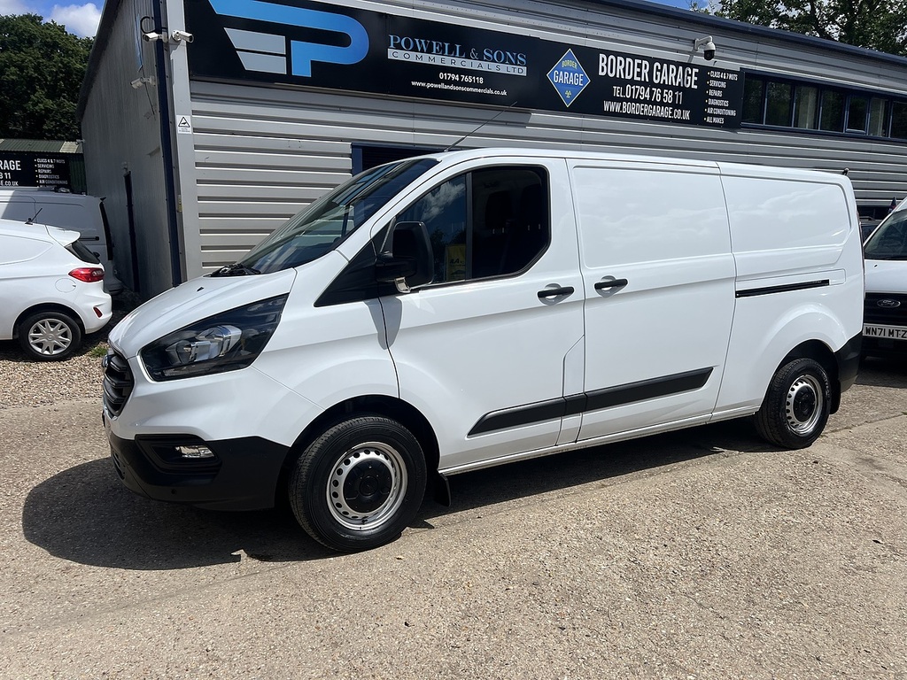 Ford Transit Custom 300 Ecoblue Leader LJ23GSG White #4