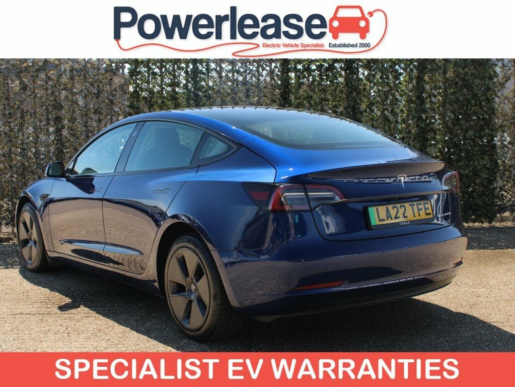 Tesla Model 3 Saloon LA22TFE Blue #2