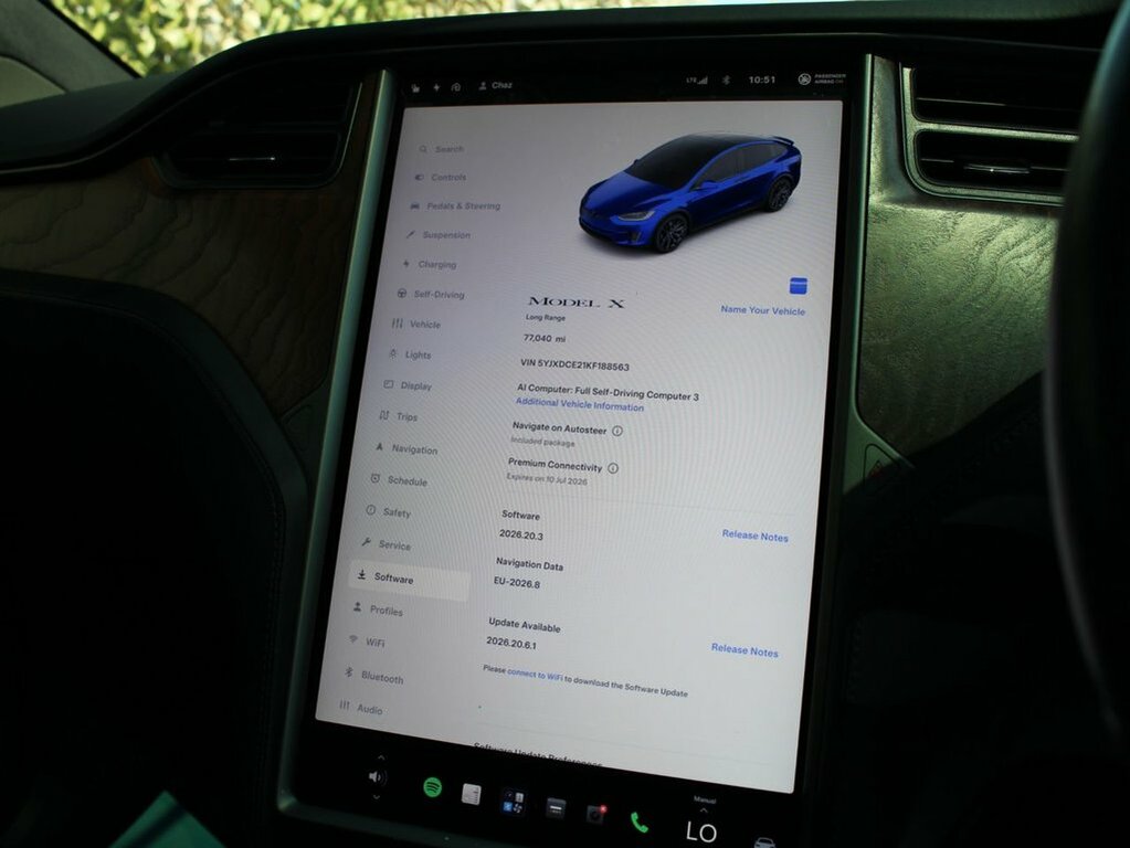 Tesla Model X Model X 100D Red #25