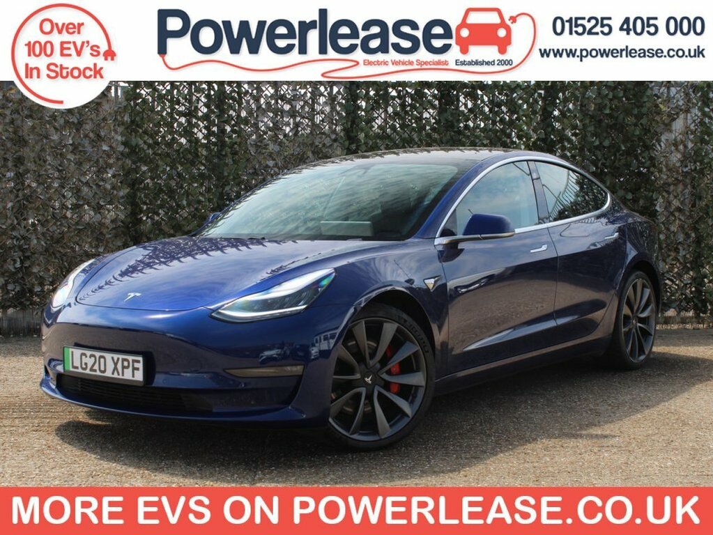 Tesla Model 3 Saloon Blue