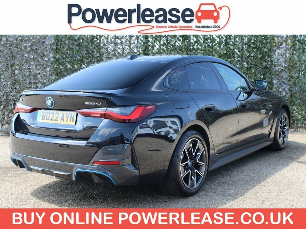 BMW i4 Hatchback BD22AYN Black #4