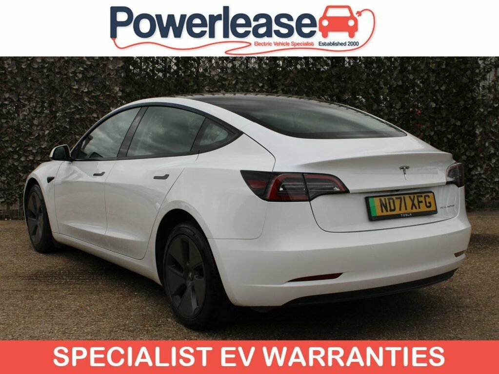 Tesla Model 3 Saloon ND71XFG White #3