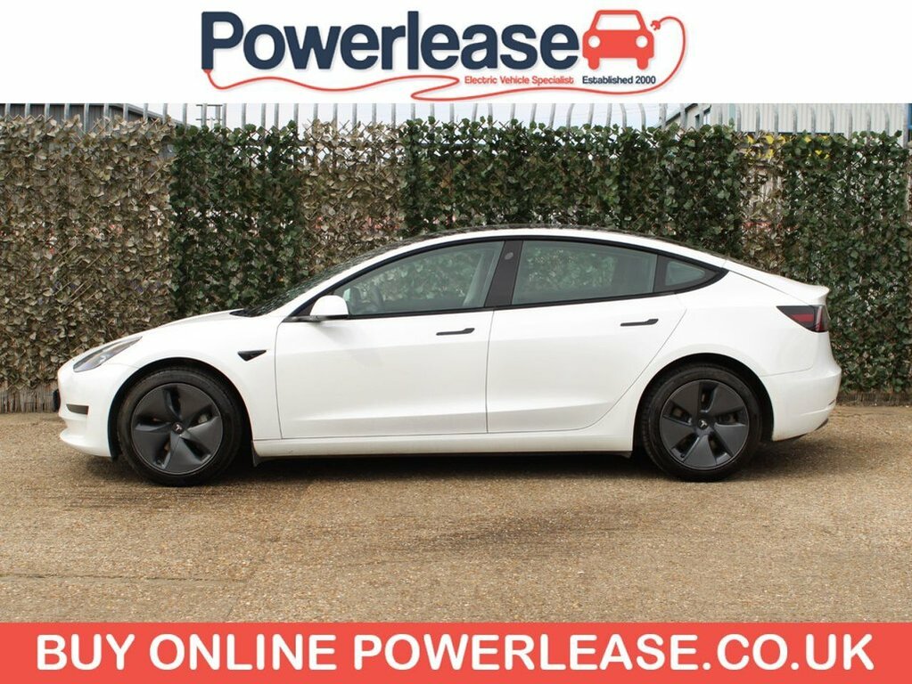 Tesla Model 3 Saloon ND71XFG White #4