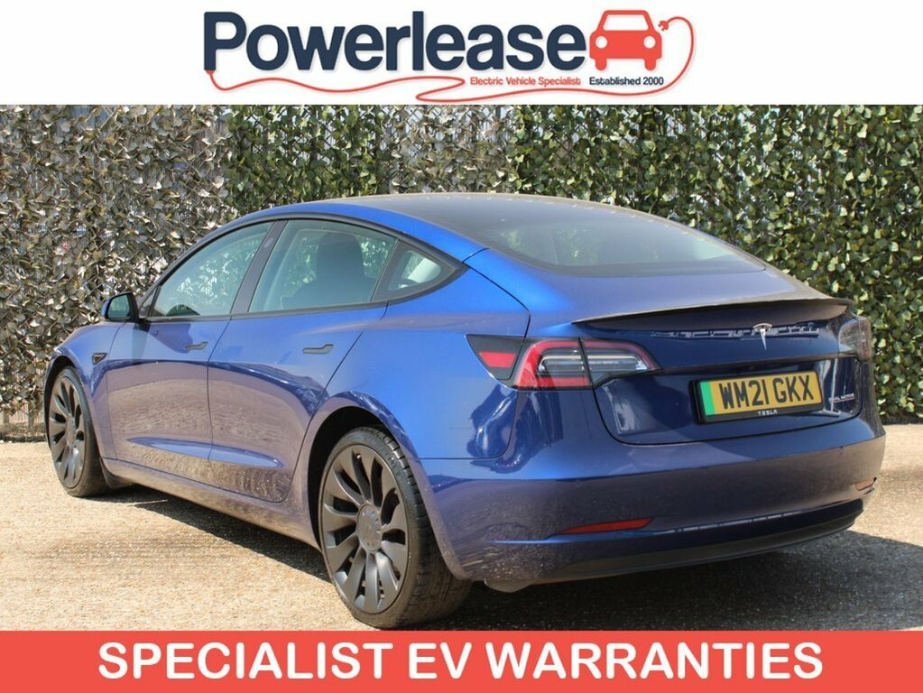 Tesla Model 3 Saloon WM21GKX Blue #3