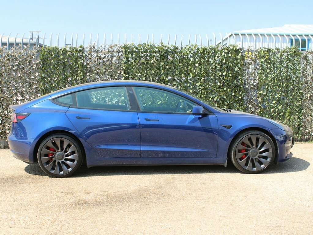 Tesla Model 3 Saloon WM21GKX Blue #5