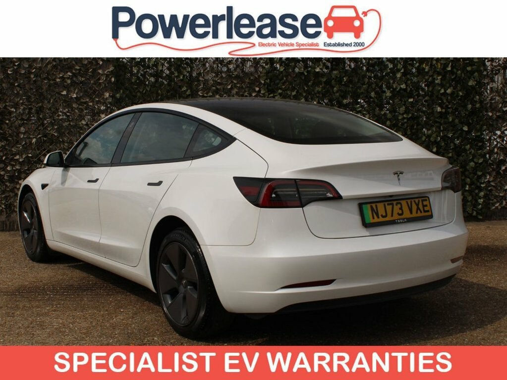 Tesla Model 3 Saloon NJ73VXE White #3