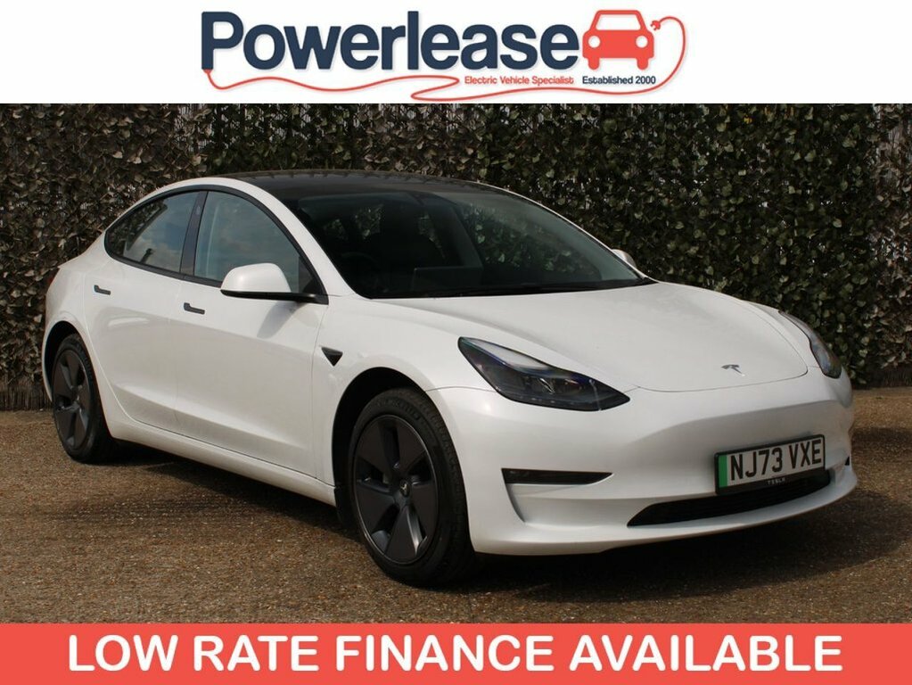Tesla Model 3 Saloon NJ73VXE White #2