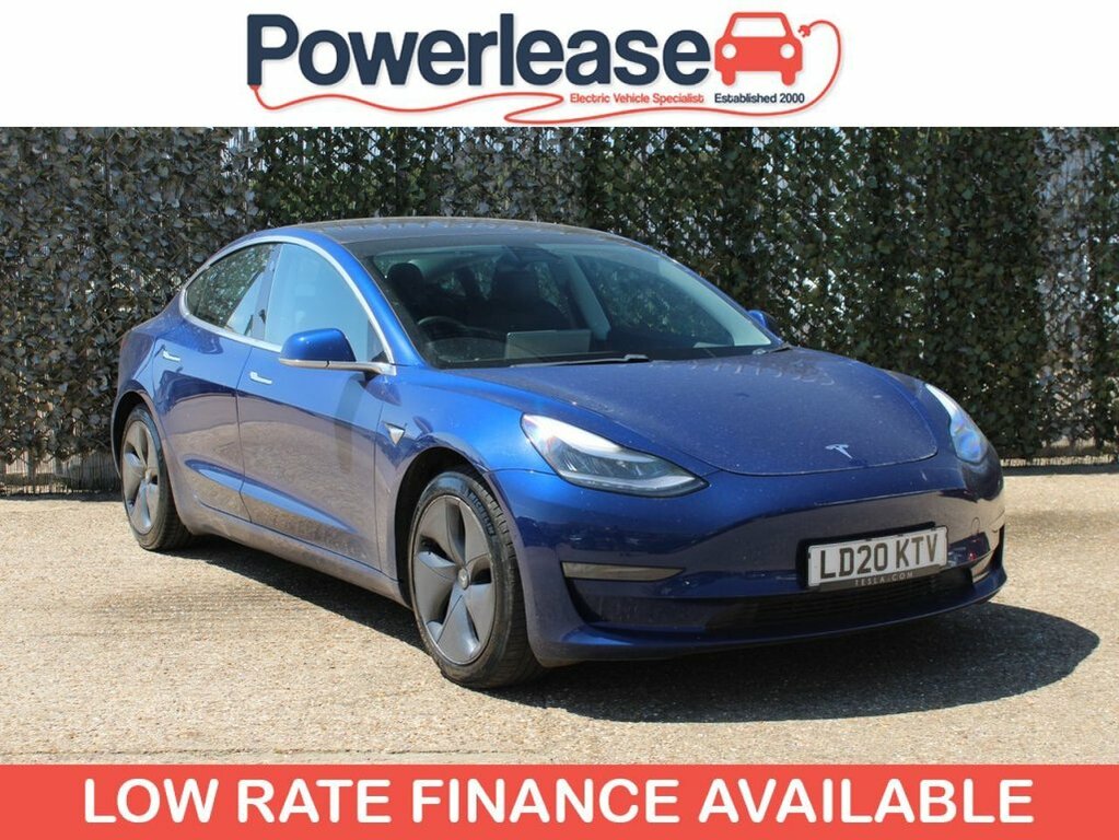 Tesla Model 3 Saloon Blue #2