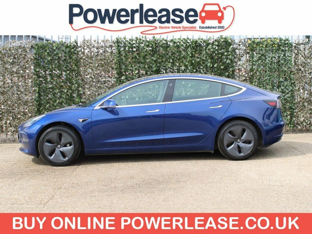 Tesla Model 3 Saloon Blue #4