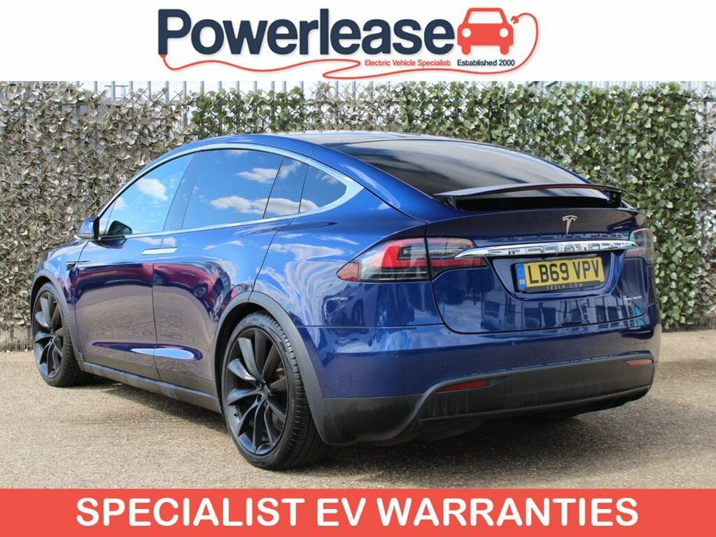 Tesla Model X Suv Blue #3