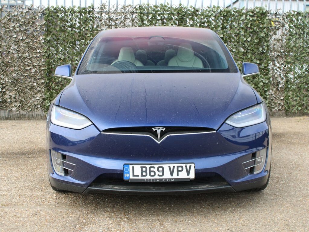 Tesla Model X Suv Blue #6