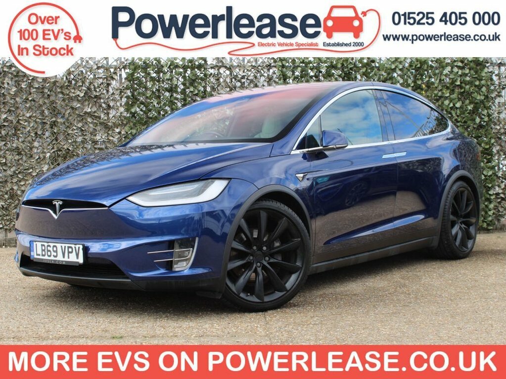 Tesla Model X Suv Blue