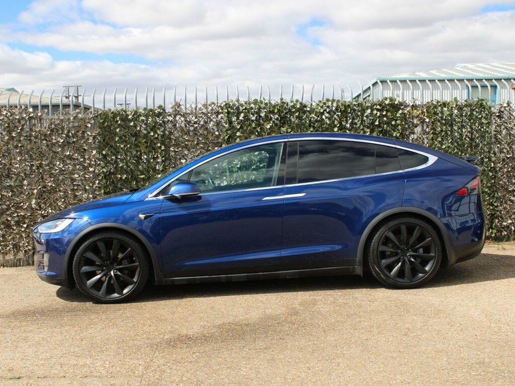Tesla Model X Suv Blue #6