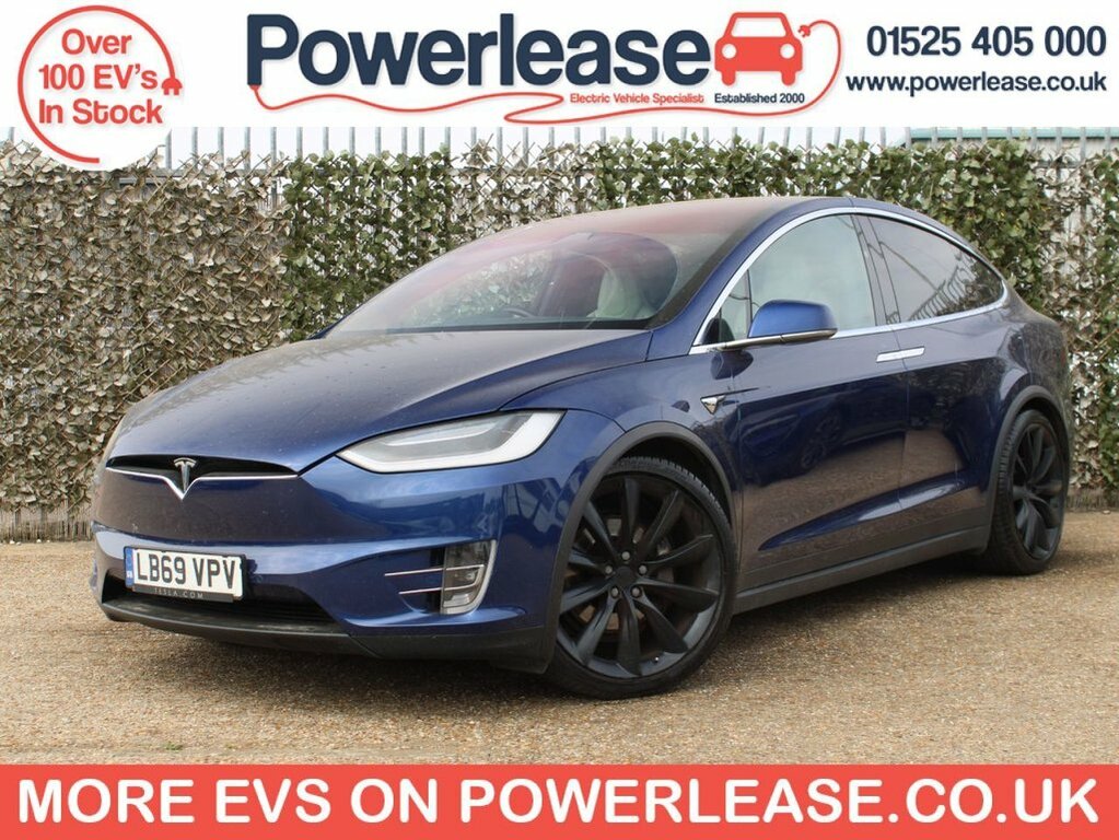 Tesla Model X Suv Blue