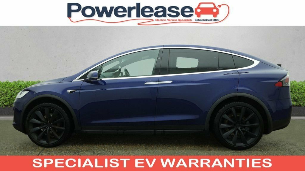 Tesla Model X Suv Blue #2