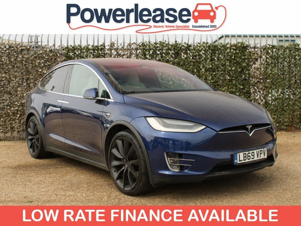 Tesla Model X Suv Blue #2