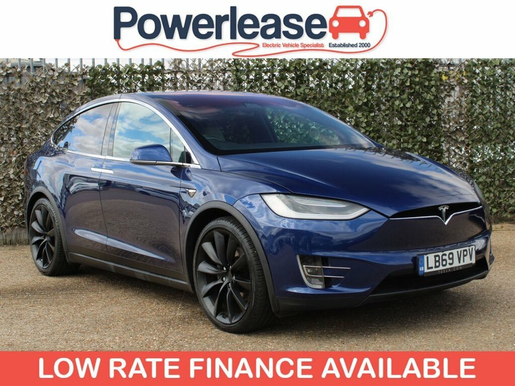 Tesla Model X Suv Blue #2