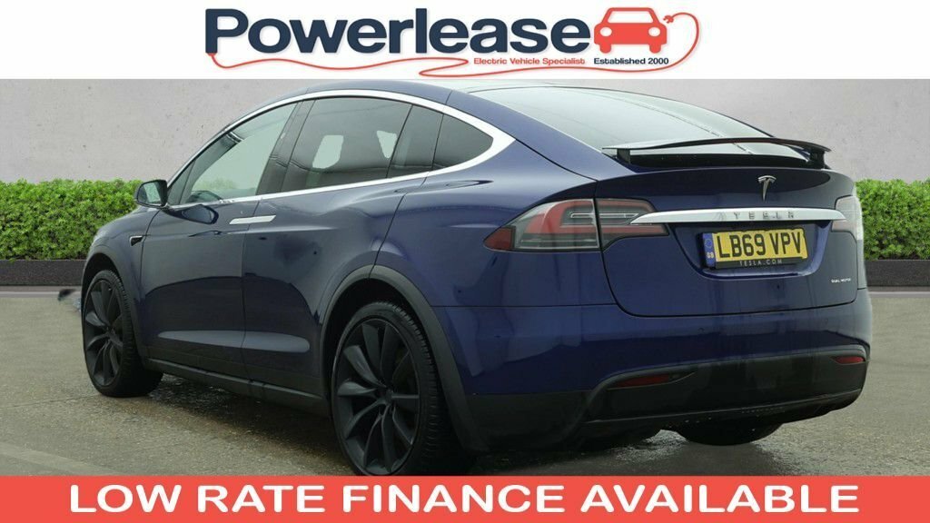 Tesla Model X Suv Blue