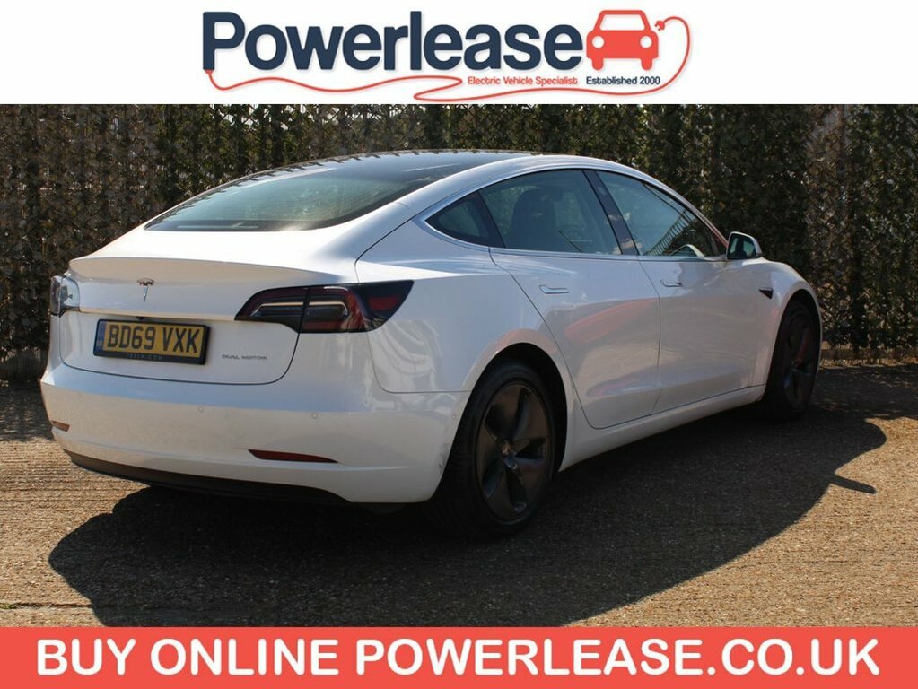 Tesla Model 3 Model 3 Long Range Awd White #3