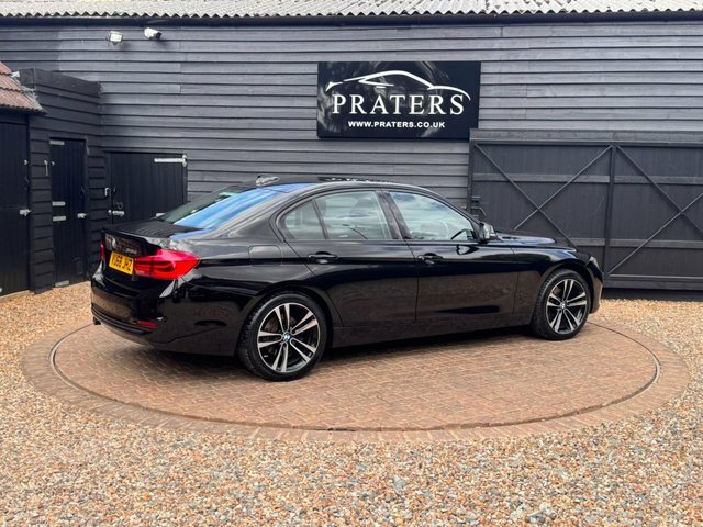 BMW 3 Series 316D Sport Saloon Black #6