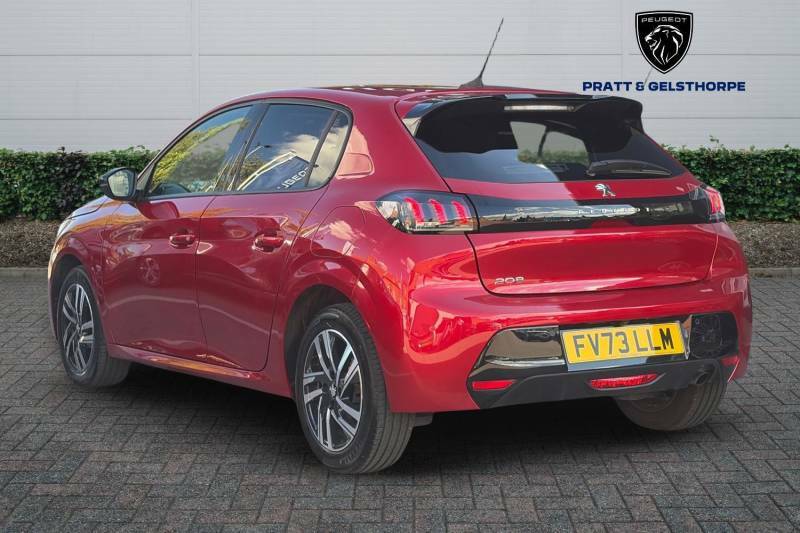 Peugeot 208 1.2 Puretech 100 Allure Premium Eat8 - 2023 Red #3