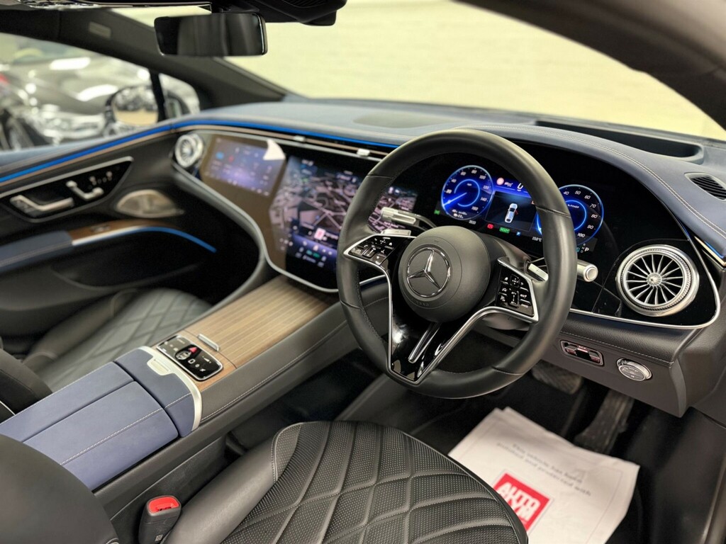 Mercedes-Benz EQS 450 108.4Kwh Exclusive Luxury Saloon Black #2