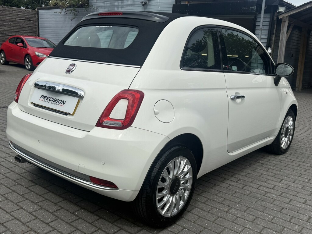 Fiat 500C 1.2 1.2 69Hp Lounge Convertible White #5