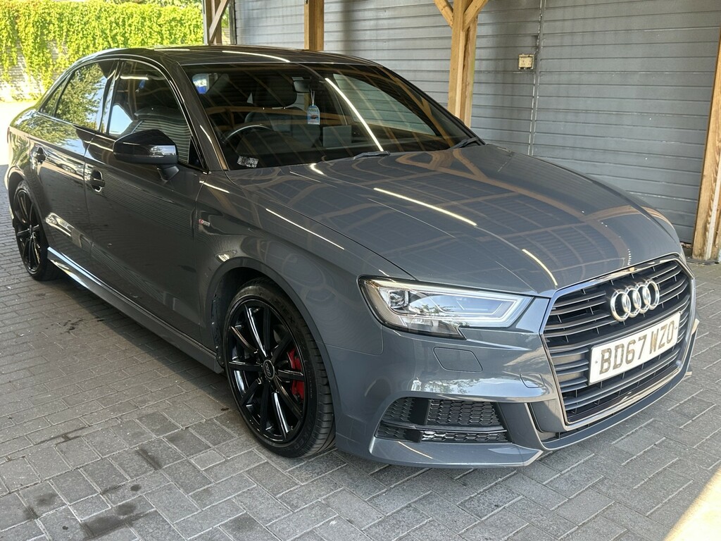 Audi A3 Saloon 1.5 Tfsi Cod Black Edition 201767 BD67WZO Grey #3