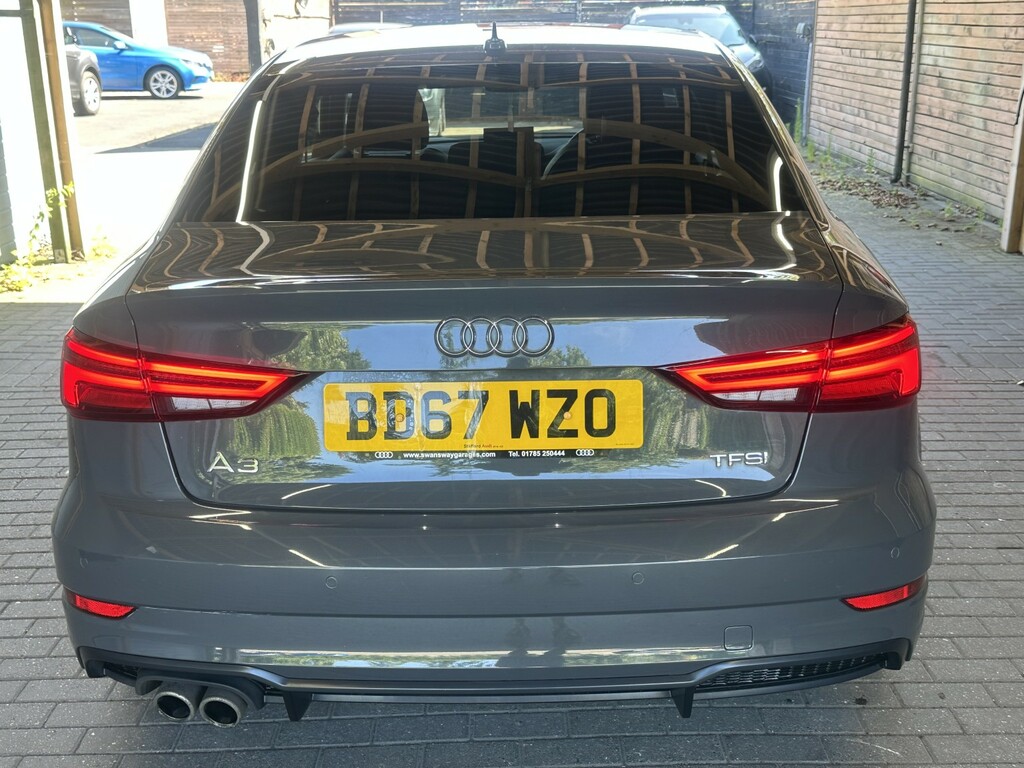 Audi A3 Saloon 1.5 Tfsi Cod Black Edition 201767 BD67WZO Grey #6