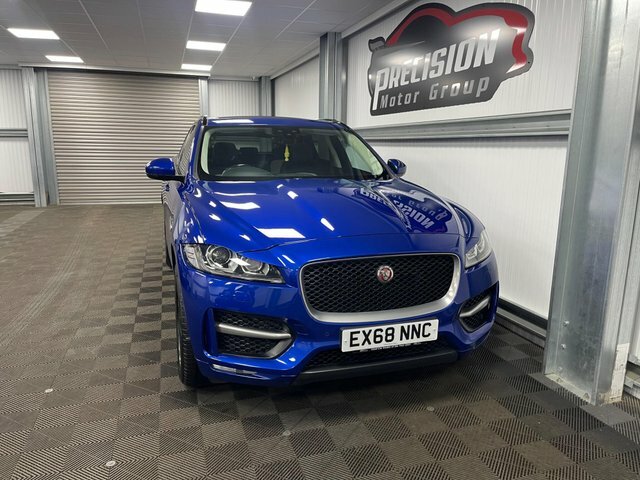 Jaguar F-Pace D180 R-sport Awd EX68NNC Blue #3