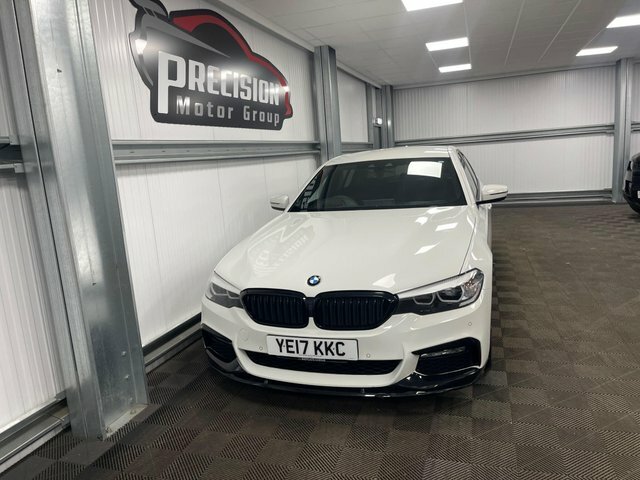 BMW 5 Series 520D M Sport White #5