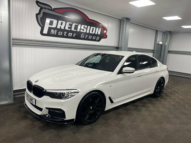 BMW 5 Series 520D M Sport White #6