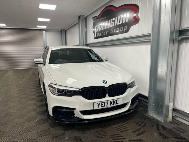BMW 5 Series 520D M Sport White #3