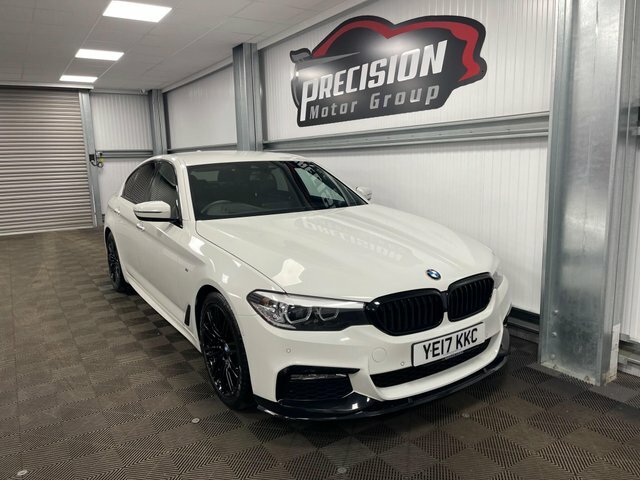 BMW 5 Series 520D M Sport White #2
