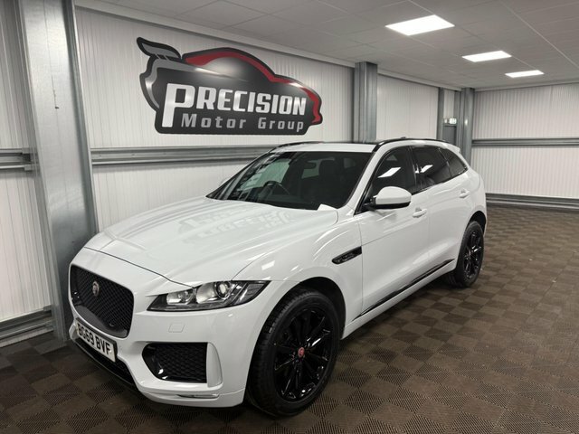 Jaguar F-Pace F-pace 2.0 D180 Portfolio Awd Euro 6 Ss Silver #9