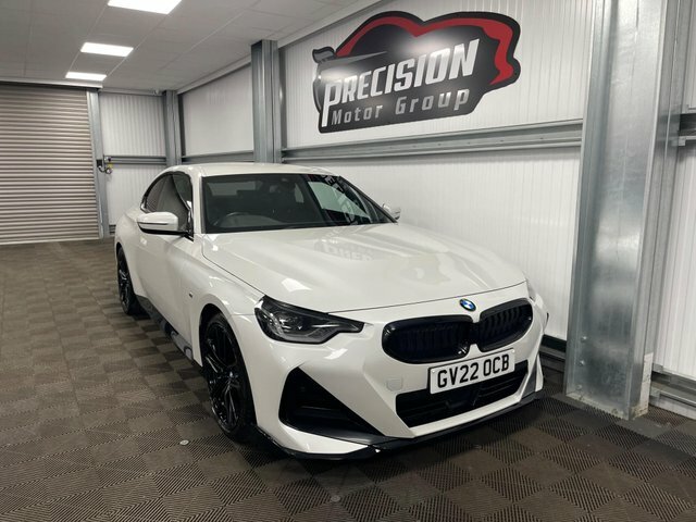 BMW 2 Series 220D Mht M Sport White #2